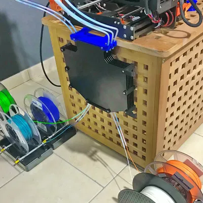 Móc Gập Góc Prusa I3 MMU 2 Đầu Vào PTFE Hướng Lên