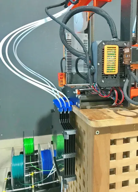 Móc Gập Góc Prusa I3 MMU 2 Đầu Vào PTFE Hướng Lên - Image 5