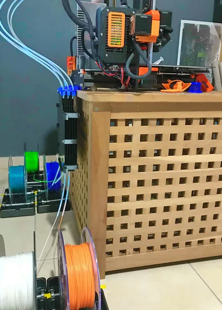 Móc Gập Góc Prusa I3 MMU 2 Đầu Vào PTFE Hướng Lên - Image 6