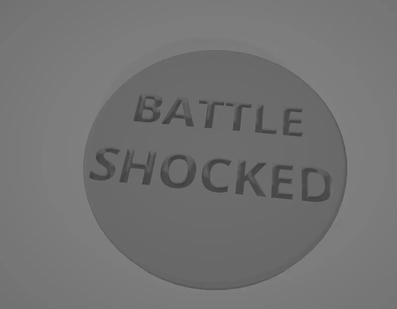 Token Battle Shock 40k - Image 1