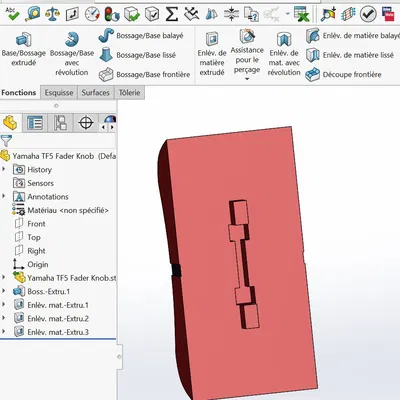 Nút thay thế cho Fader