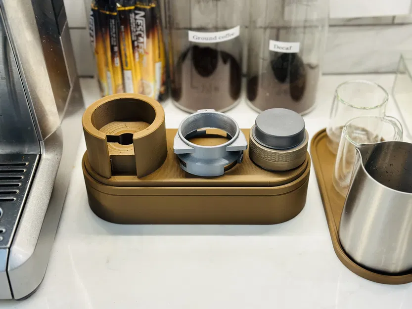 Trạm Tamping Espresso Breville có khay và lưu trữ - Image 1