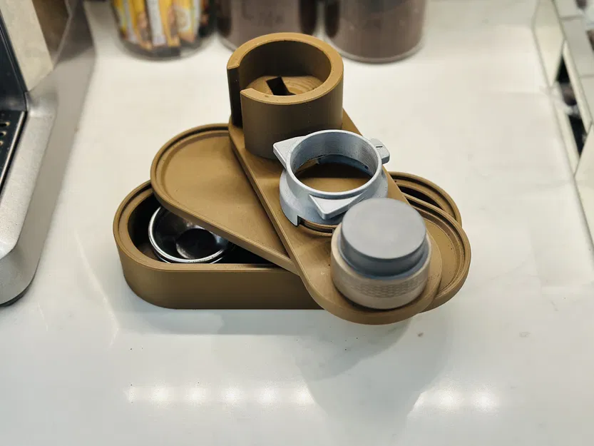 Trạm Tamping Espresso Breville có khay và lưu trữ - Image 2