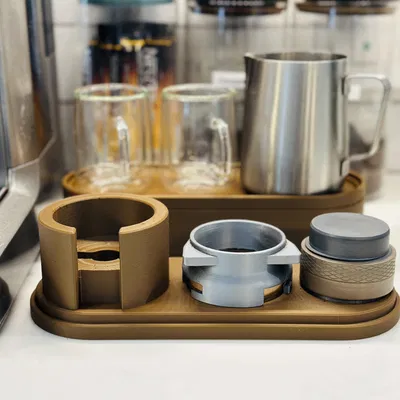 Trạm Tamping Espresso Breville có khay và lưu trữ