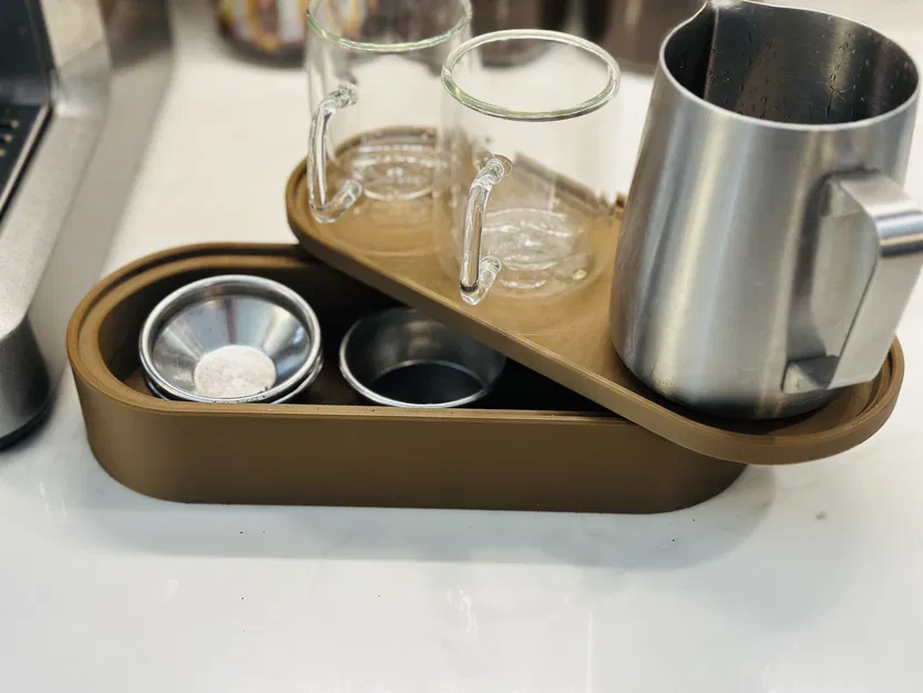 Trạm Tamping Espresso Breville có khay và lưu trữ - Image 5