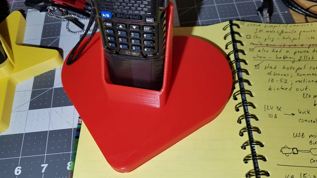 Thương FANG Lắm! Đế Giữ Radio UV-5R Pin Mở Rộng Hình Trái Tim Mk II - Image 3