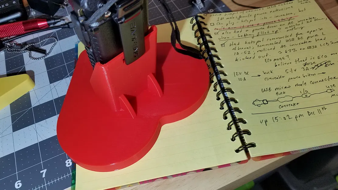 Thương FANG Lắm! Đế Giữ Radio UV-5R Pin Mở Rộng Hình Trái Tim Mk II - Image 6