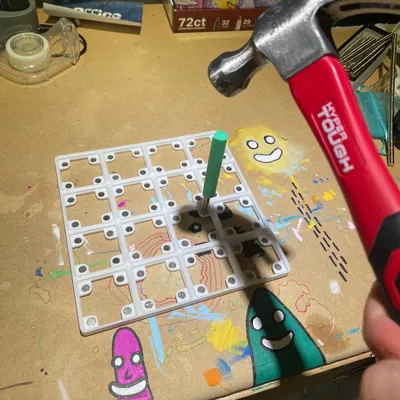 Đế nam châm Gridfinity ép - nhấn