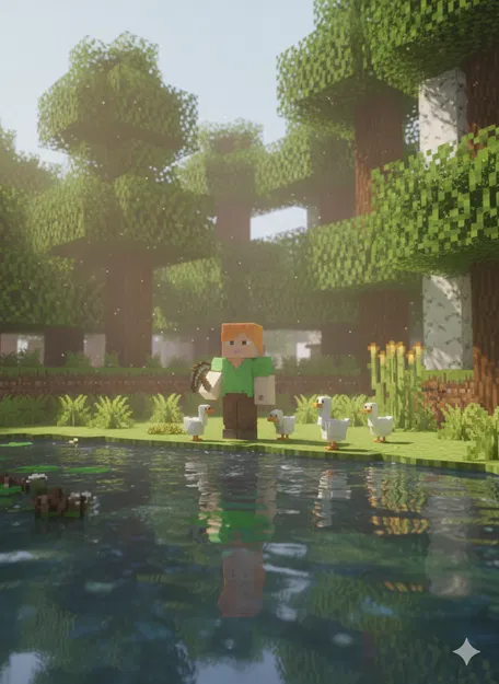 Vịt Minecraft - Mô Hình Lắp Ráp - Image 5