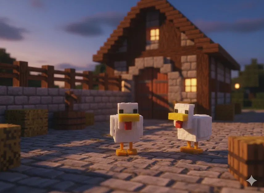 Vịt Minecraft - Mô Hình Lắp Ráp - Image 6