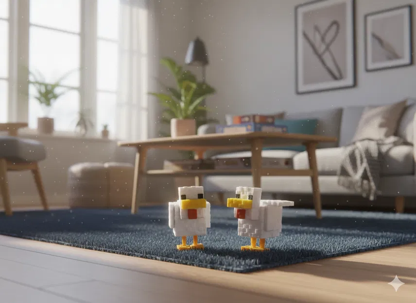 Vịt Minecraft - Mô Hình Lắp Ráp - Image 9