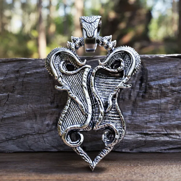 Mẫu Trang Sức 3D Mặt Dây Chuyền Sách Phép Thuật - Image 1