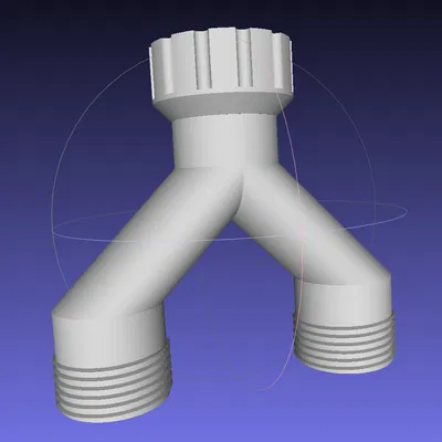 Đầu chia đôi 2 đường nước