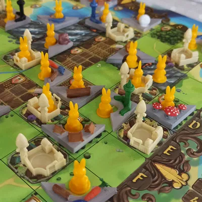 Bunny Kingdom Board Game Tài nguyên Dấu hiệu