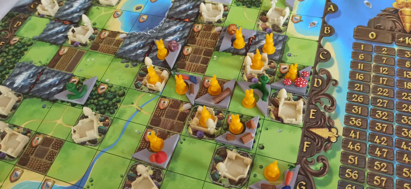 Bunny Kingdom Board Game Tài nguyên Dấu hiệu - Image 6