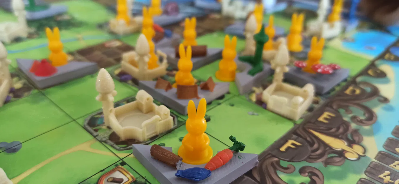Bunny Kingdom Board Game Tài nguyên Dấu hiệu - Image 7