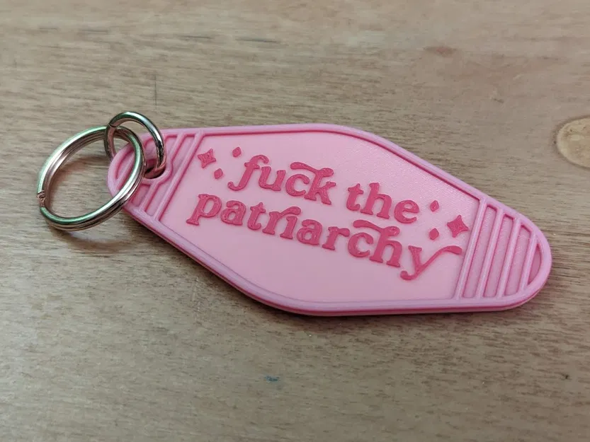 F*ck Keychain gia trưởng - Image 1