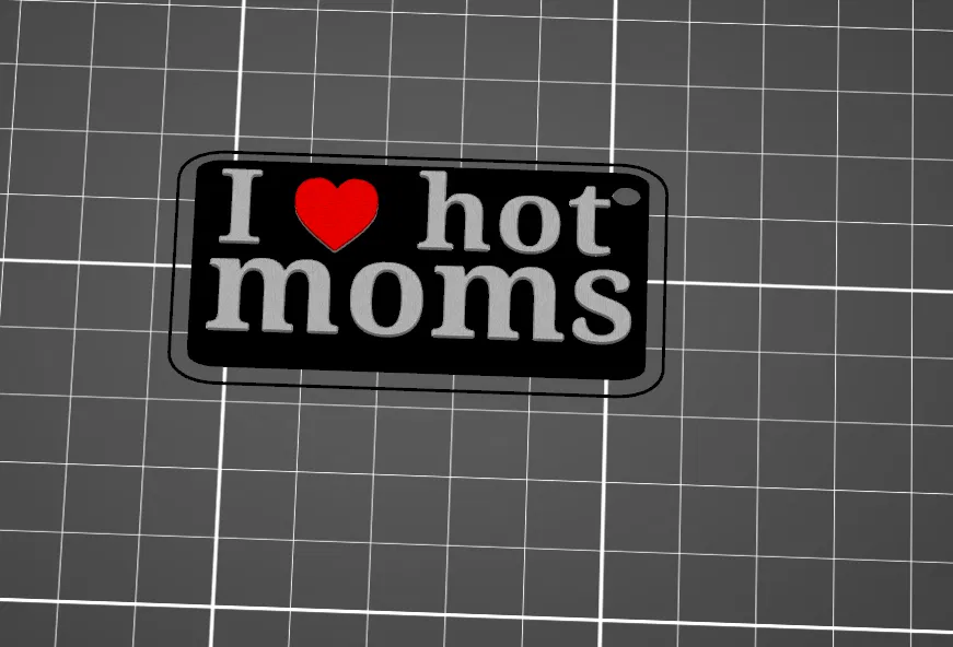 Móc Khóa "I Love Hot Moms" - Độc Đáo Cho Phái Mạnh - Image 1