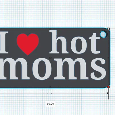 Móc Khóa "I Love Hot Moms" - Độc Đáo Cho Phái Mạnh