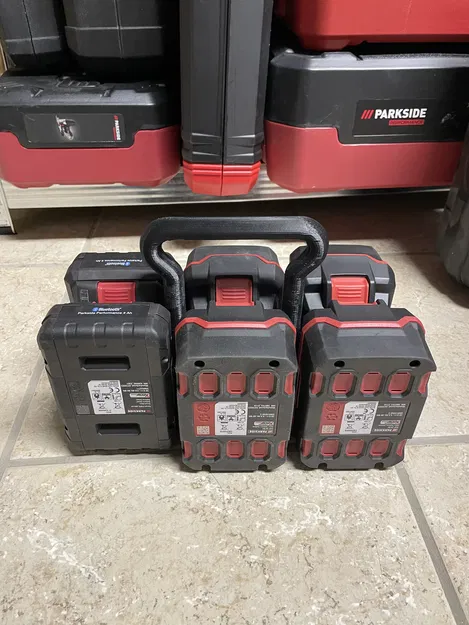 Giá Đỡ Pin / Hộp 6 Pin Parkside - Image 2