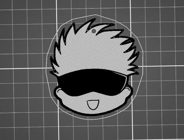 Móc Khóa Chibi Satoru Gojo JJK - Image 1