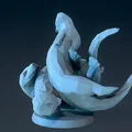 Rái Cá Phong Cách Low Poly - Thumbnail 5