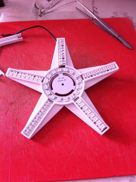 Ngôi sao Giáng sinh Star Xmass dùng Neopixel - Image 1