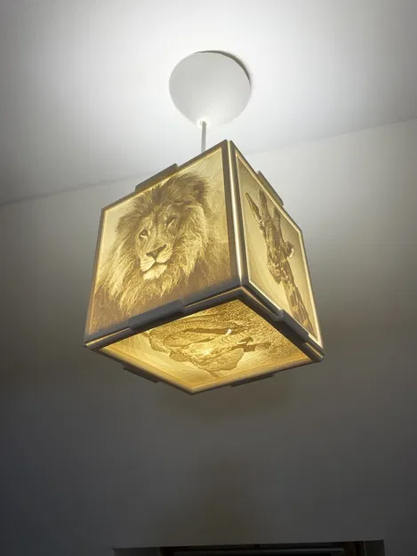 Đèn Lithophane 4 mặt (và 5 mặt) - Image 1