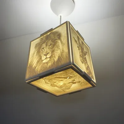 Đèn Lithophane 4 mặt (và 5 mặt)