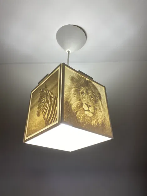 Đèn Lithophane 4 mặt (và 5 mặt) - Image 2