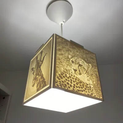 Đèn Lithophane 4 mặt (và 5 mặt)