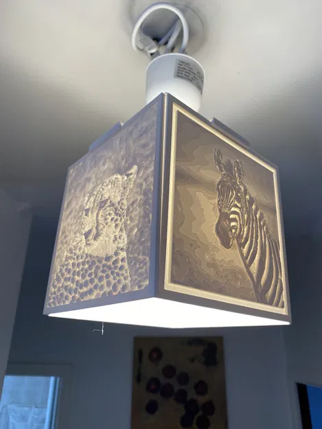 Đèn Lithophane 4 mặt (và 5 mặt) - Image 13