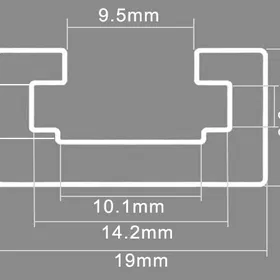 Thanh trượt T-Track thấp