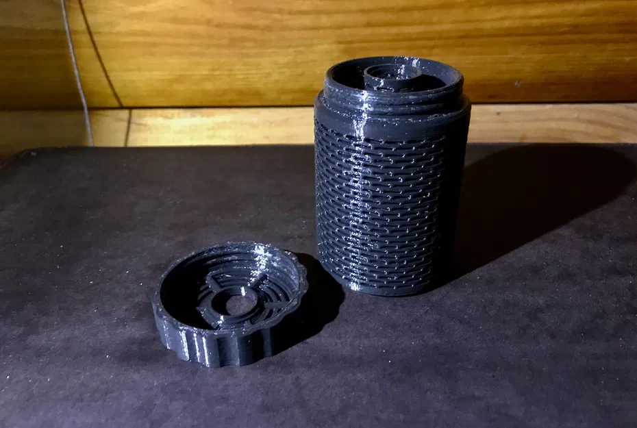 Canister hút ẩm, chủ đề cập nhật, có rãnh ngang, lõi đầy đủ - Image 1