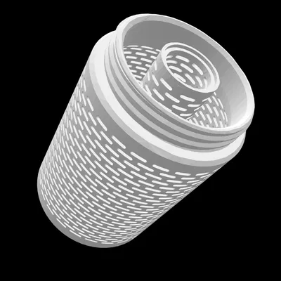 Canister hút ẩm, chủ đề cập nhật, có rãnh ngang, lõi đầy đủ