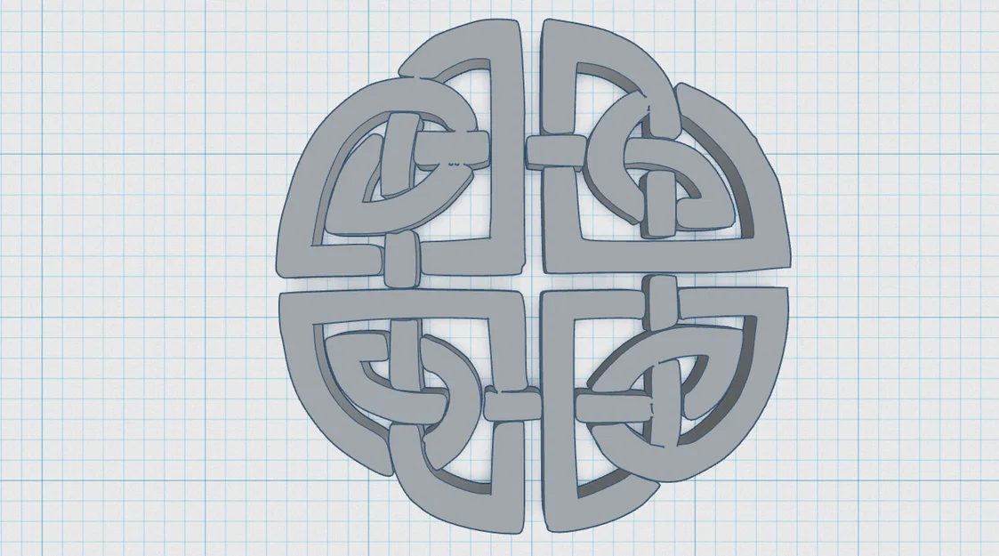 Celtic Mandala Coaster 50 - Image 2