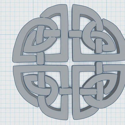 Celtic Mandala Coaster 50