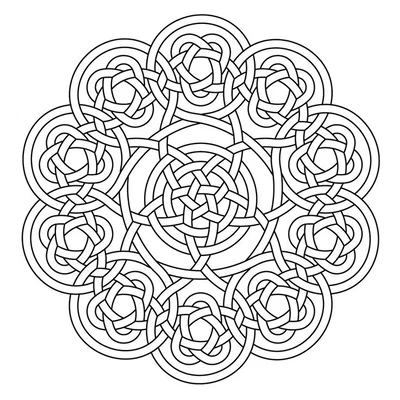 Đế lót ly Mandala Celtic 49