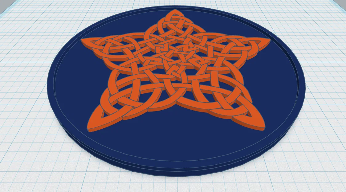 Đế Lót Ly Mandala Celtic 48 - Image 1