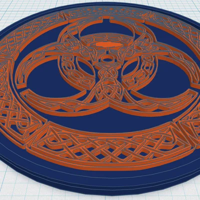 Đế lót ly Celtic Mandala 47