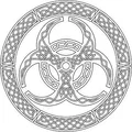 Đế lót ly Celtic Mandala 47 - Thumbnail 2