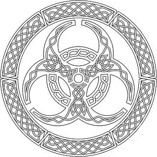 Đế lót ly Celtic Mandala 47
