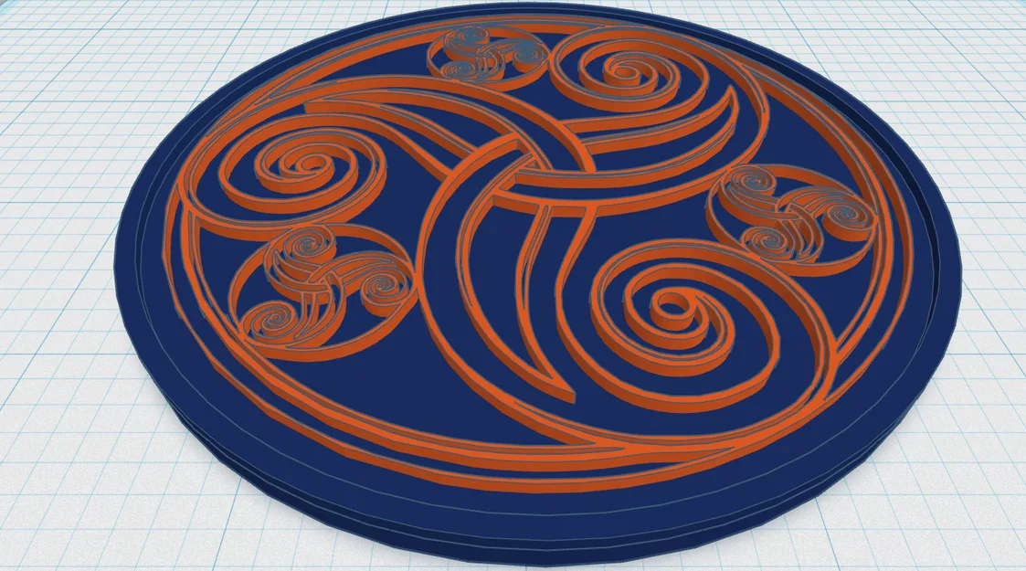 Đế lót ly Mandala Celtic 45 - Image 1