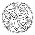 Đế lót ly Mandala Celtic 45 - Thumbnail 2