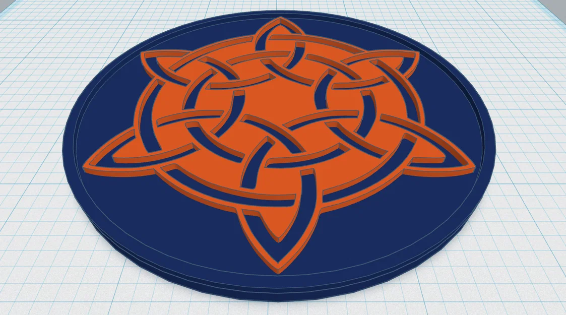 Đế lót ly Hoa văn Celtic Mandala 42 - Image 1