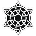 Đế lót ly Hoa văn Celtic Mandala 42 - Thumbnail 2