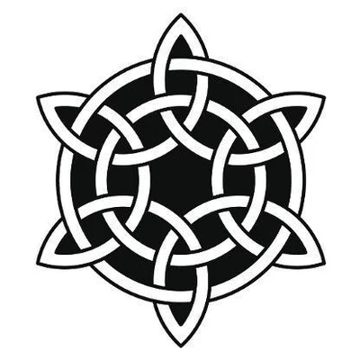 Đế lót ly Hoa văn Celtic Mandala 42