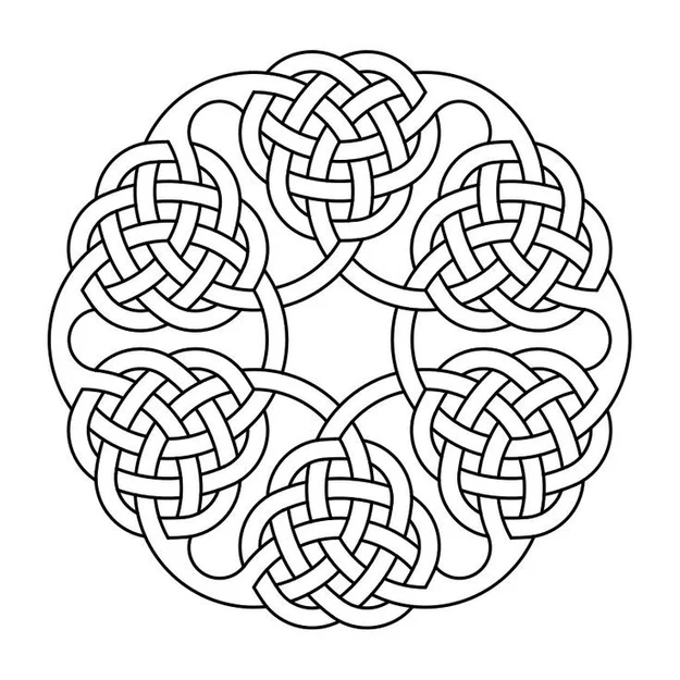 Miếng Lót Ly Mandala Celtic 46 - Image 2