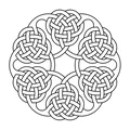 Miếng Lót Ly Mandala Celtic 46 - Thumbnail 2