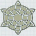 Đế lót ly Hoa văn Celtic Mandala 42 - Thumbnail 3